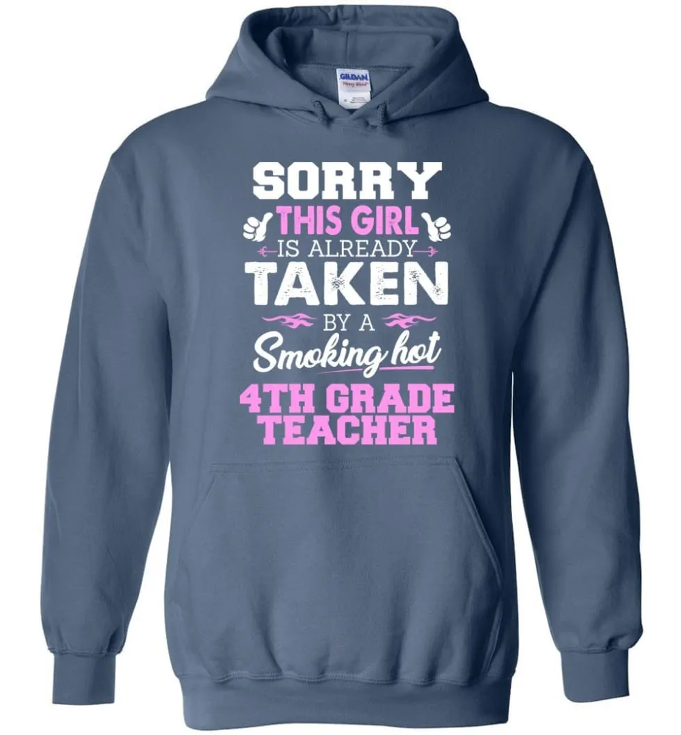 4th Grade Teacher Shirt Cool Gift for Girlfriend, Wife or Lover - Hoodie