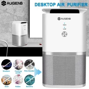 Air Purifier HEPA Active Carbon Filter Steriliser Odor Allergies Remover