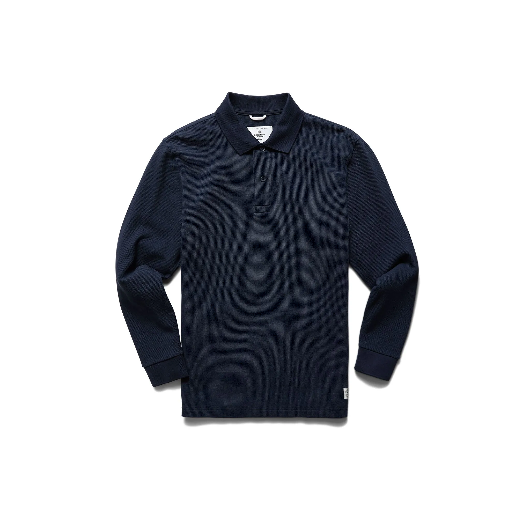 Athletic Pique Academy Long Sleeve Polo