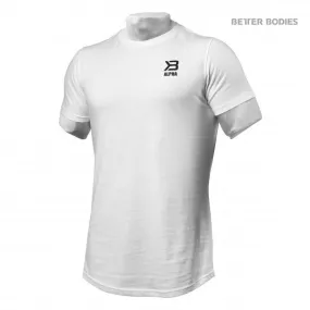 Better Bodies BB Alpha Zip Tee - White