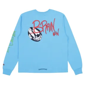 Chrome Hearts Matty Boy Brain New Long Sleeve Baby Blue