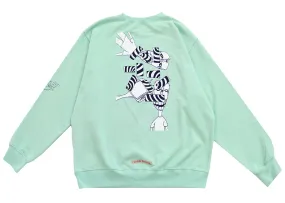 Chrome Hearts Matty Boy Lust Crewneck Sweatshirt Seafoam