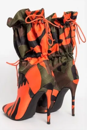 Gurl Soldier Camouflage Puffer Boots