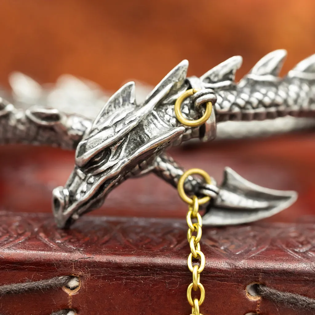 Jormungand Pewter Bracelet