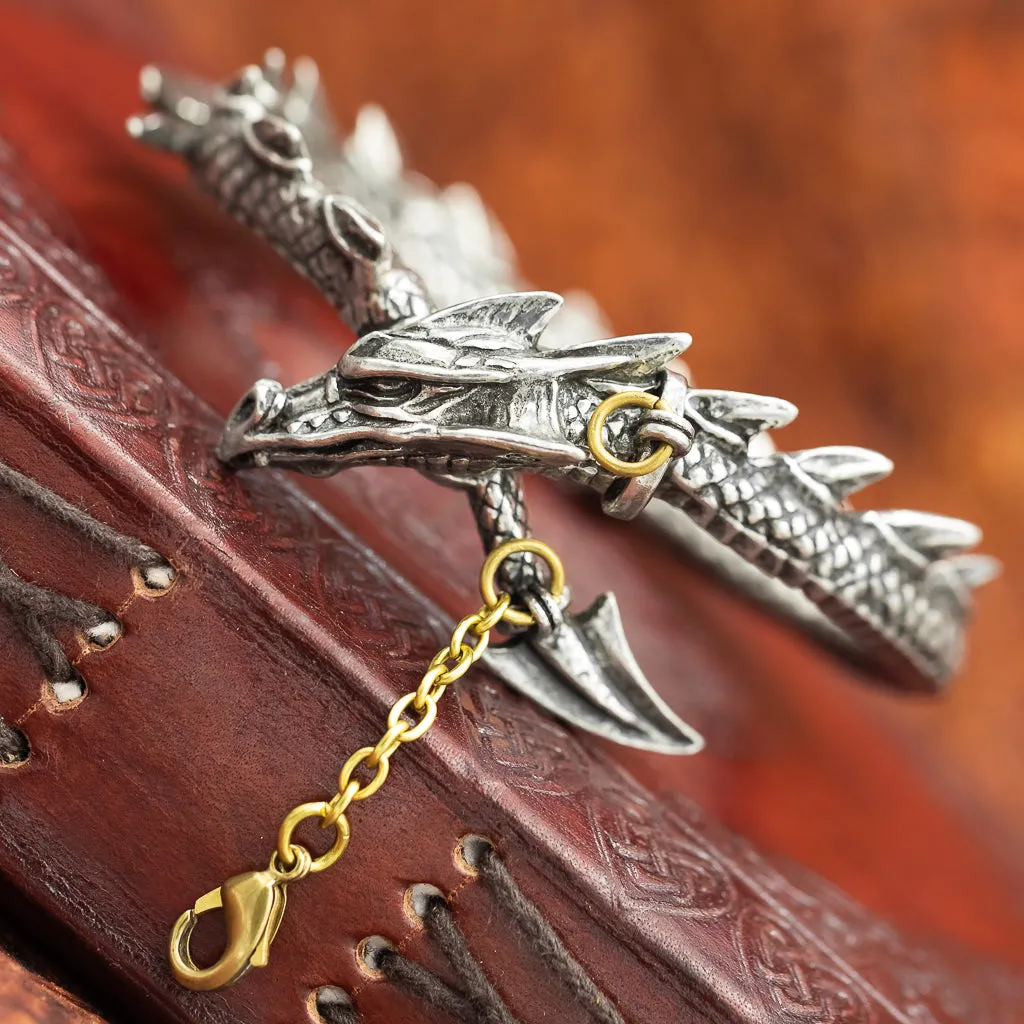 Jormungand Pewter Bracelet