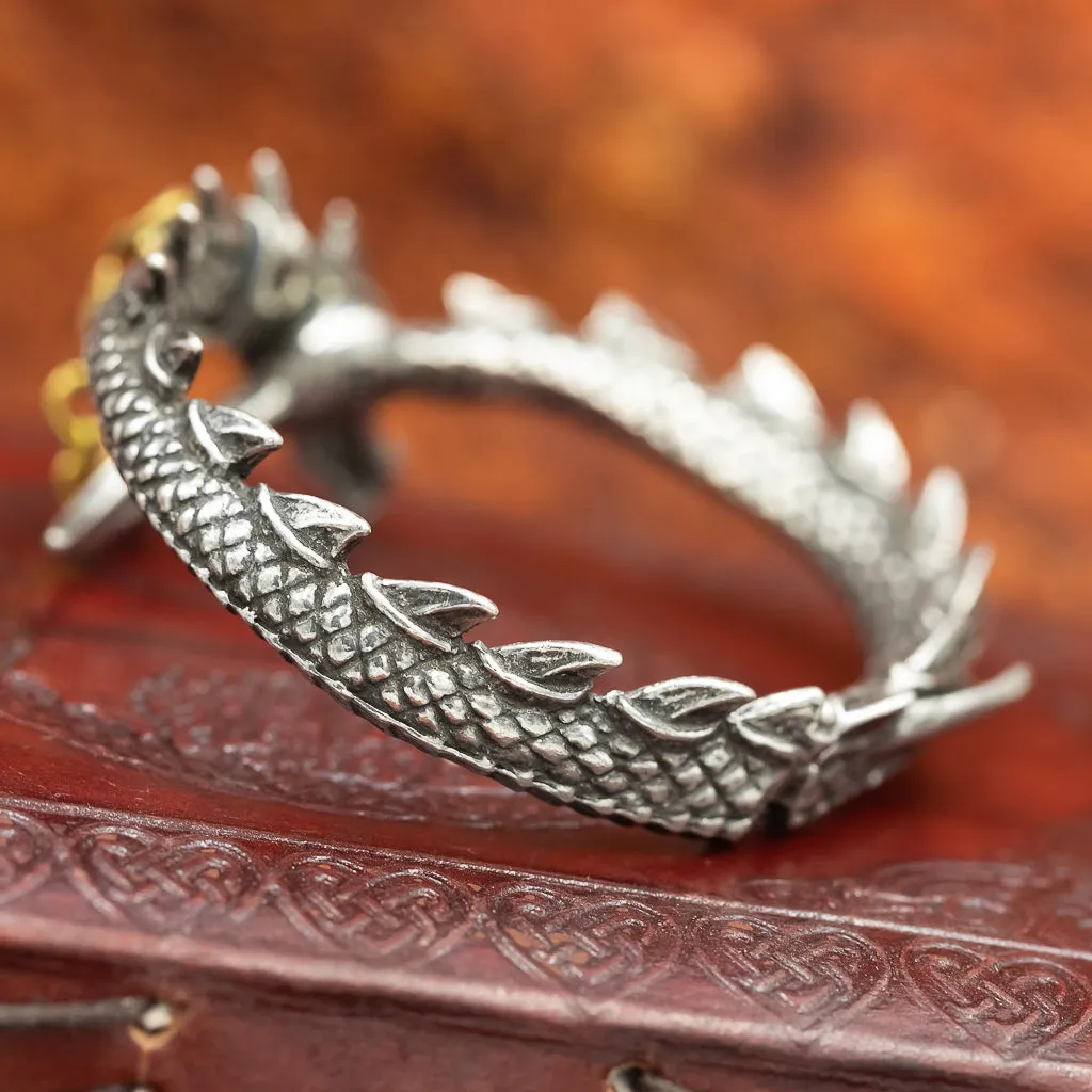 Jormungand Pewter Bracelet