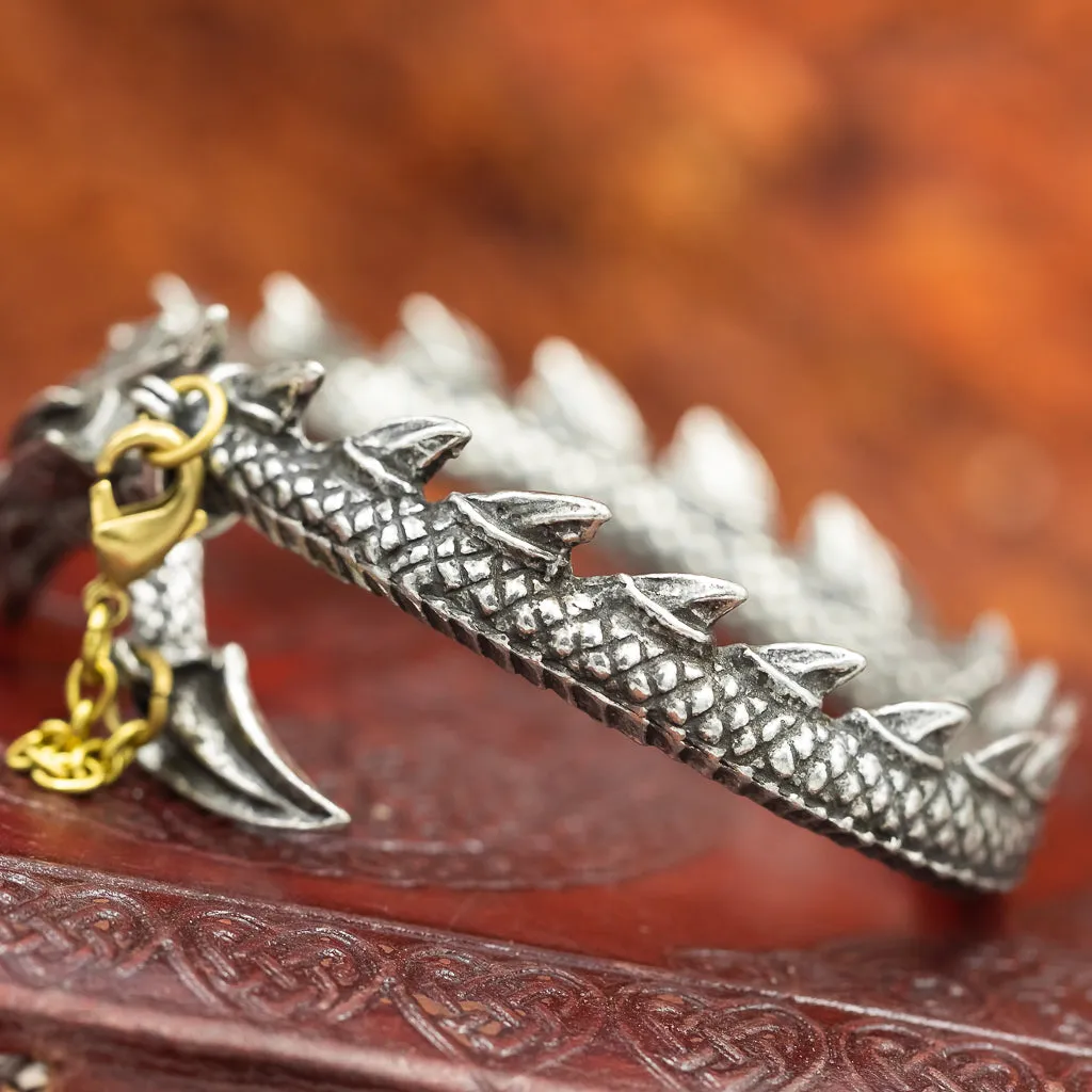 Jormungand Pewter Bracelet