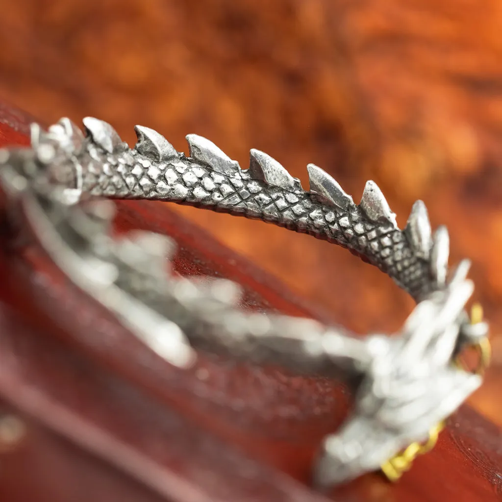 Jormungand Pewter Bracelet