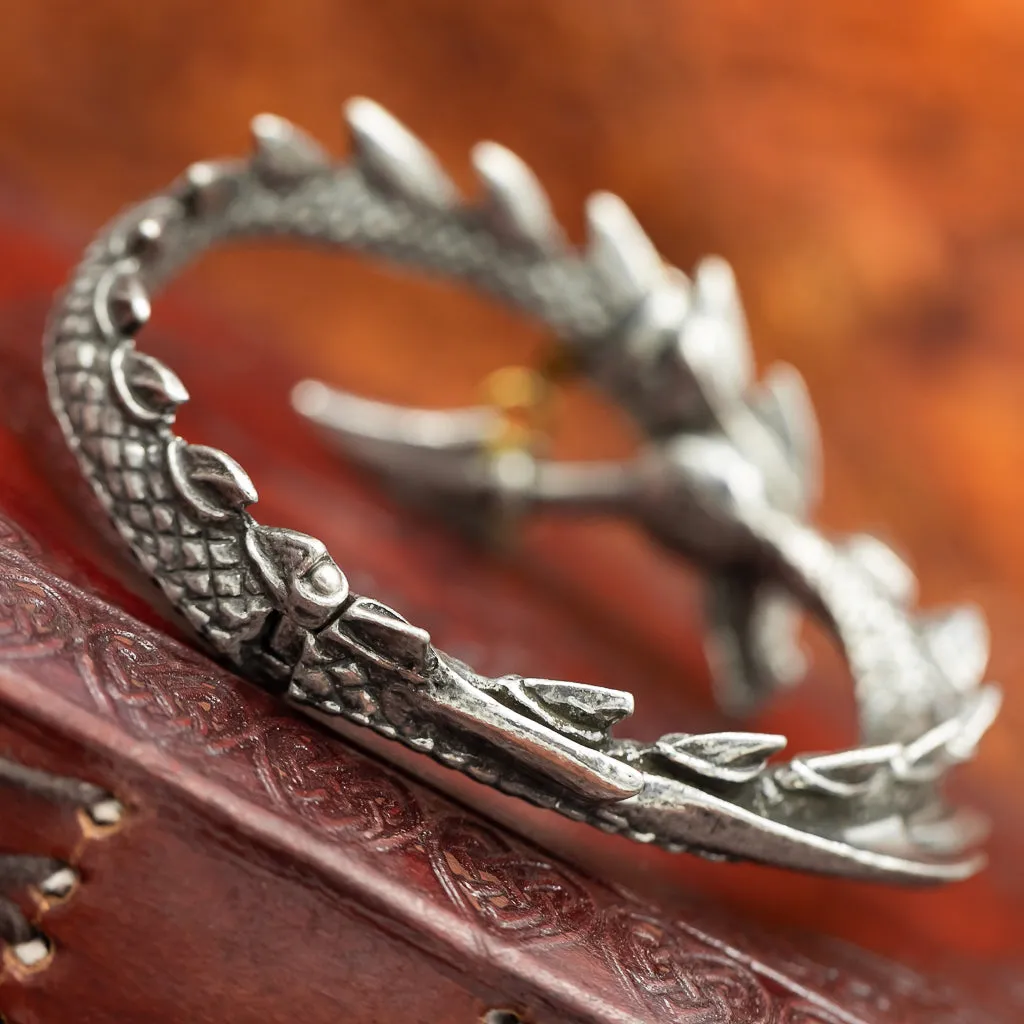 Jormungand Pewter Bracelet