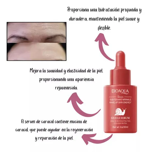 Kit x 3 de Sérums/Sueros Faciales: Nicotinamida, Cúrcuma y Baba de Caracol - BIOAQUA