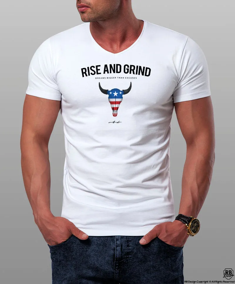 Men's T-shirt Rise And Grind  MD932