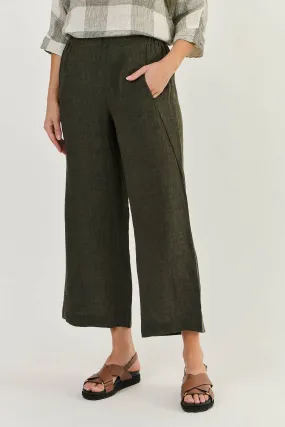 OLIVE ET JULIE Linen Pants LICORICE