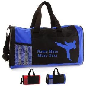 Personalized Kid's Sports Duffel Bag - Karate Boy