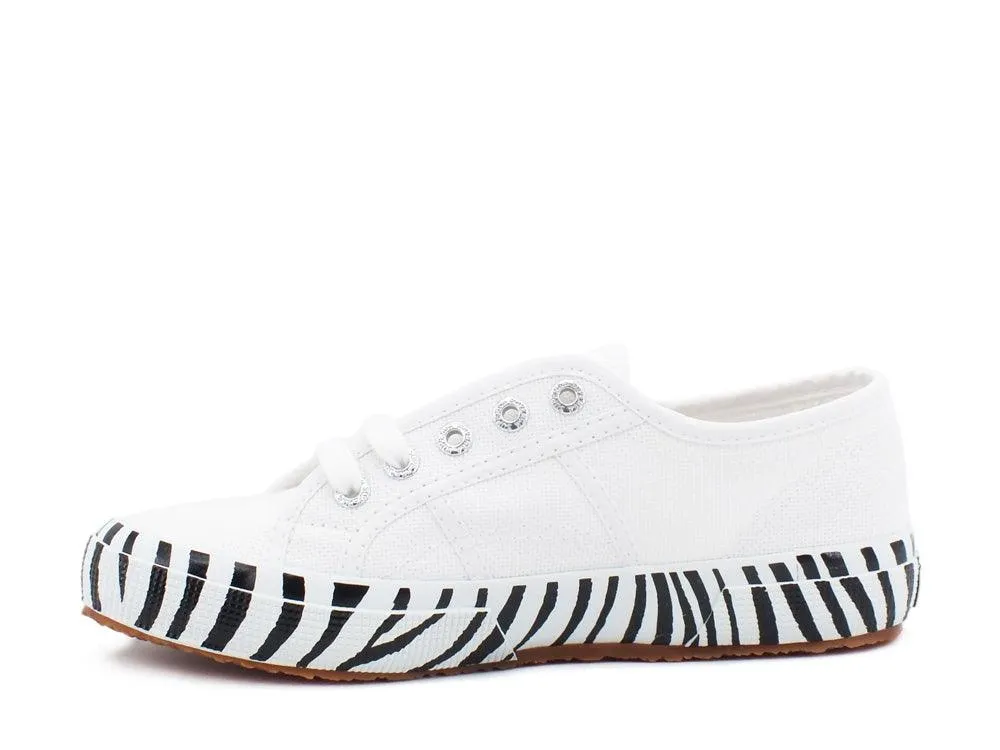 SUPERGA 2750 Cotw Printed White Zebra S61165W