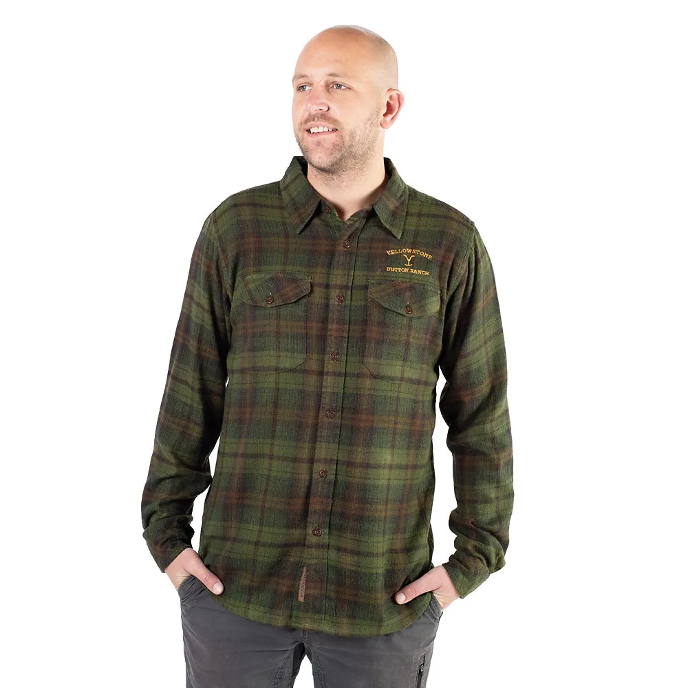 Yellowstone Embroidered The Wyatt Flannel Shirt